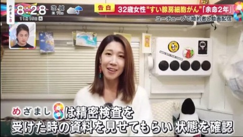 サニージャーニーみずきすい臓がんステージ4は嘘 (1)