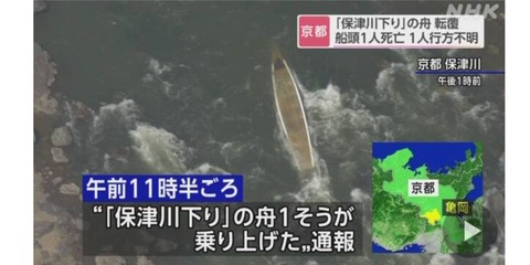 保津川下り事故原因の船頭名前 (1)