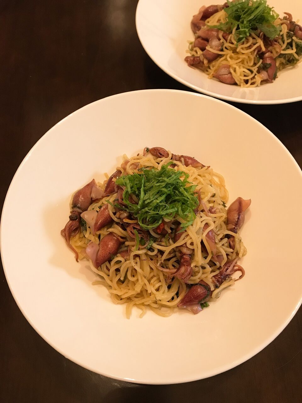 旬のほたるいかとたっぷり大葉で アーリオ オーリオ 焼そば 塩 イェジンさんち 예진의 엄마 손 旬のほたるいかとたっぷり大葉で アーリオ オーリオ 焼そば 塩 イェジンさんち 예진의 엄마 손
