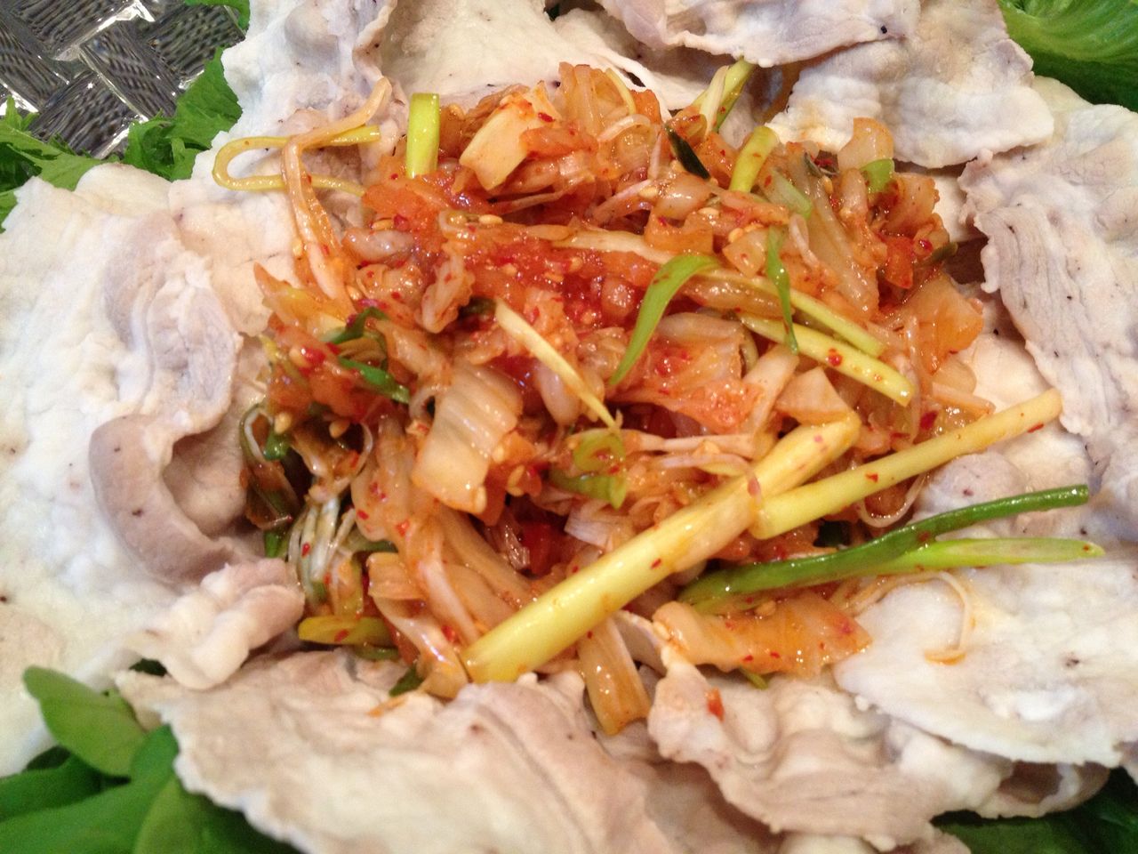 キムチと葱ソースの冷しゃぶ 白ゴーヤの和物 ２色なすの蒸しサラダ イェジンさんち 예진의 엄마 손