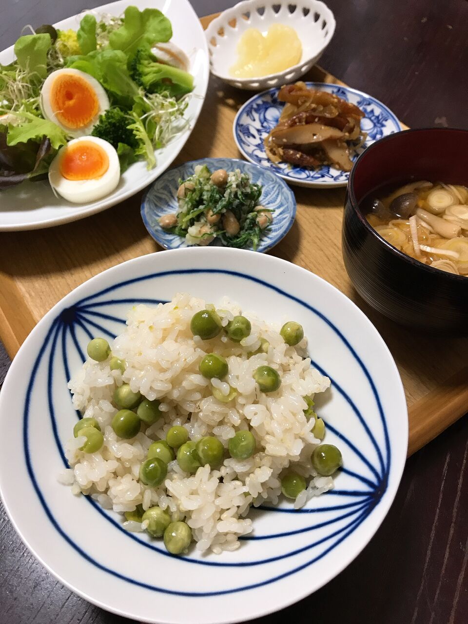 初物 うすいえんどうで 豆ごはん イェジンさんち 예진의 엄마 손