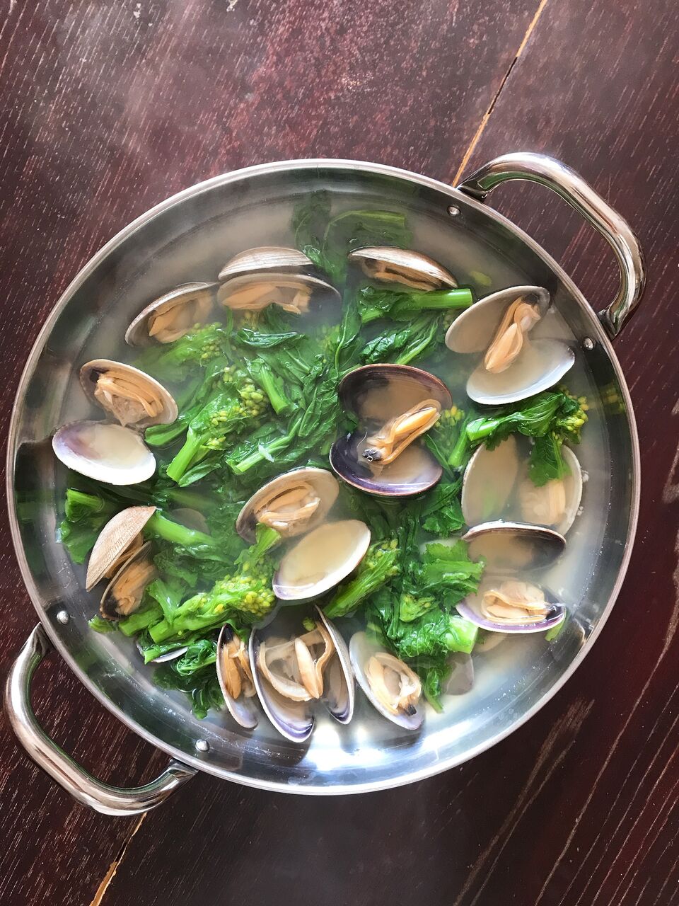 春めくあたたか鍋 あさりと菜の花のカルグクス イェジンさんち 예진의 엄마 손