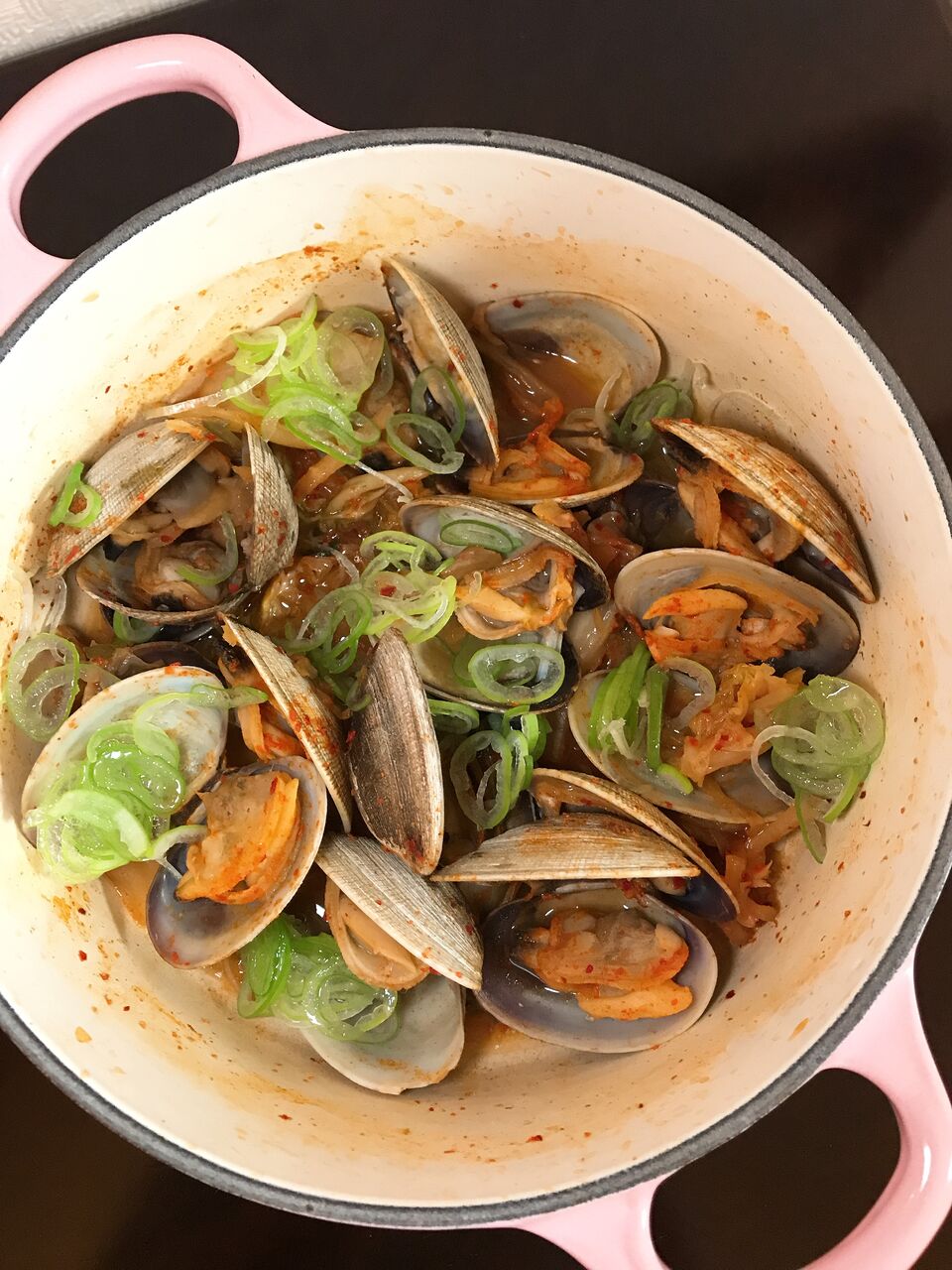 あるものごはん あさりのキムチ蒸し イェジンさんち 예진의 엄마 손