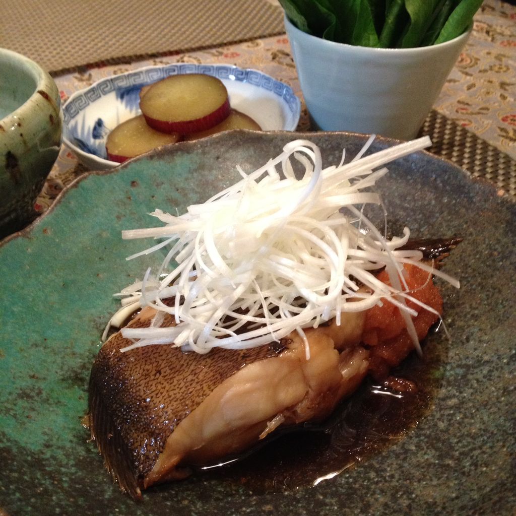 冬のごちそう 赤カレイのお煮つけ にごま油香る白髪ねぎ添え イェジンさんち 예진의 엄마 손