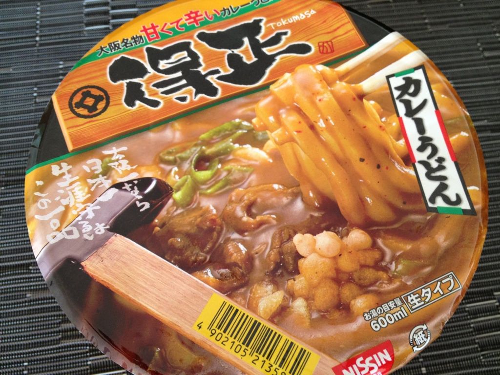 京都で見つけた 得正 カレーうどん カップ入り イェジンさんち 예진의 엄마 손