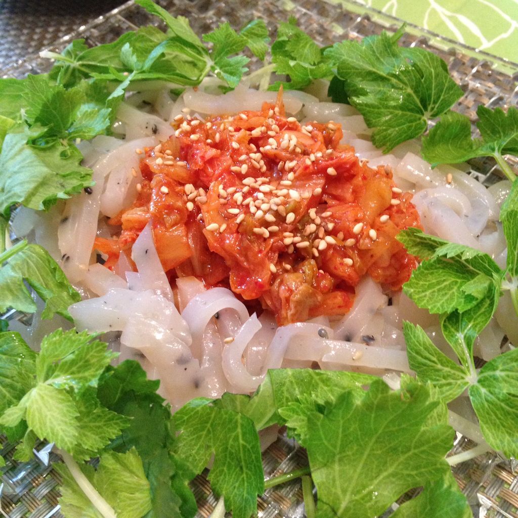 刺身こんにゃくと白菜キムチの和えもの タンピョンチェ風 イェジンさんち 예진의 엄마 손