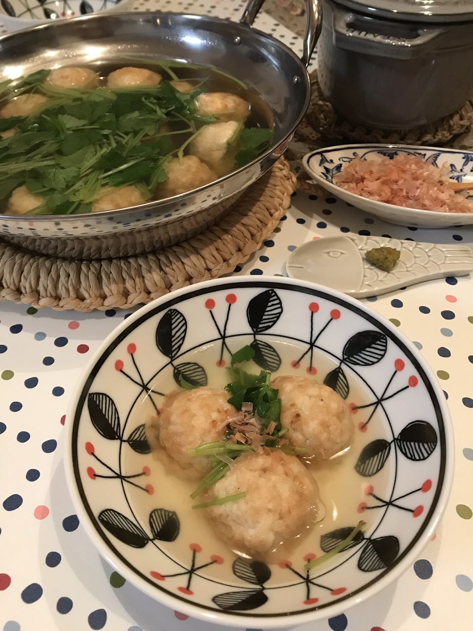 冷凍たこ焼きで作る 明石焼き風なべ イェジンさんち 예진의 엄마 손 冷凍たこ焼きで作る 明石焼き風なべ イェジンさんち 예진의 엄마 손