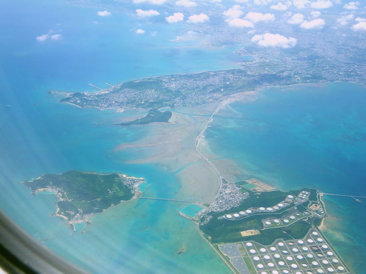 沖縄レポート 125 那覇への飛行風景 5 瑞 風のセーリング日記