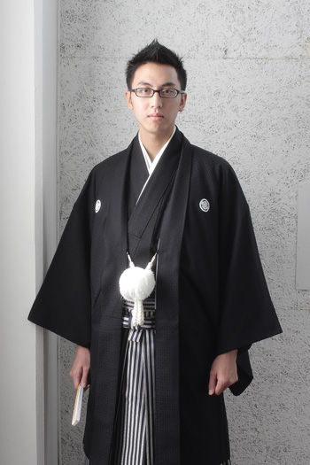 夏休みに成人男子の紋服姿を！