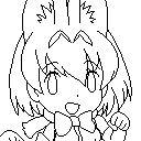 ドット_pixelart_サーバルちゃん