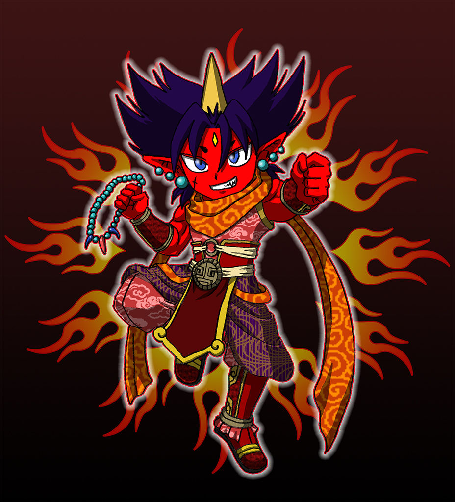 キャラクター 天邪鬼 オリジナル を描いてみた Zukkyラクガキblog