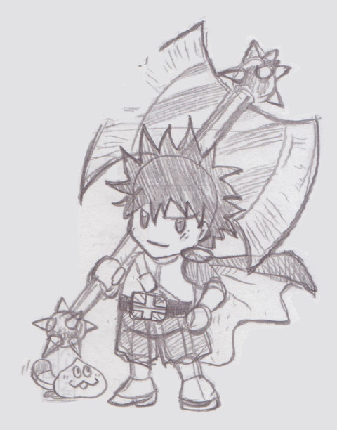 ラクガキ-光の戦士