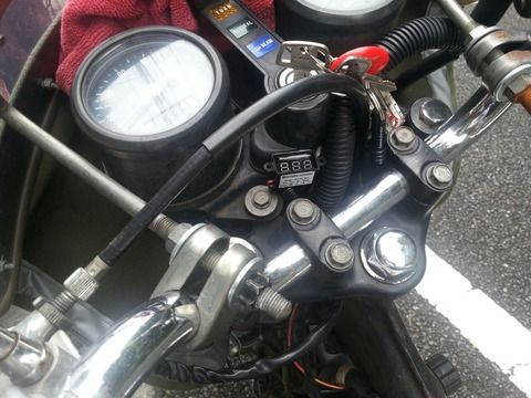 CB125JX 電圧計