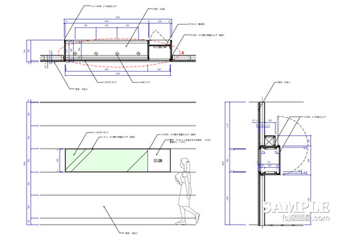 壁面埋込ｱﾝﾄﾞﾝ詳細図01