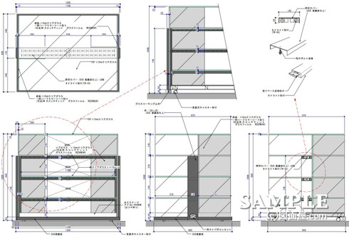 オープン棚什器
