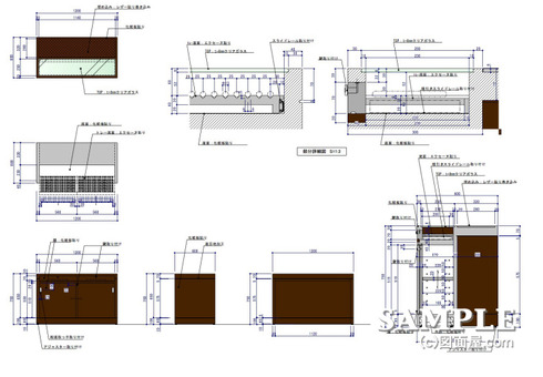 試し書きデスク