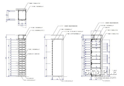 07ﾀﾜｰ什器図4