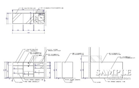 ﾚｼﾞ台詳細図1