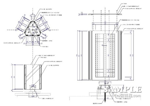 ﾐﾗｰｽﾀﾝﾄﾞ付ﾃｰﾌﾞﾙ2