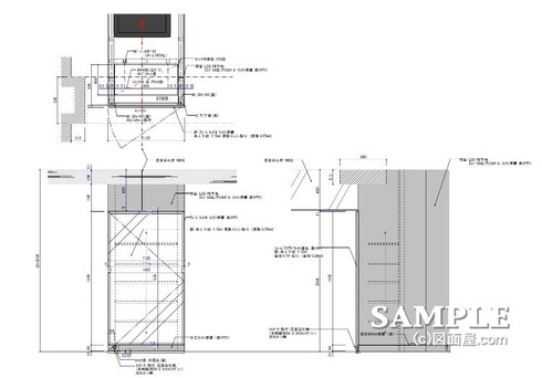 柱前ﾌｫﾄﾊﾟﾈﾙ詳細図1