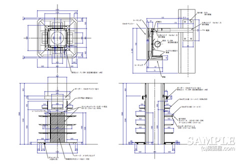 柱巻き造作図01