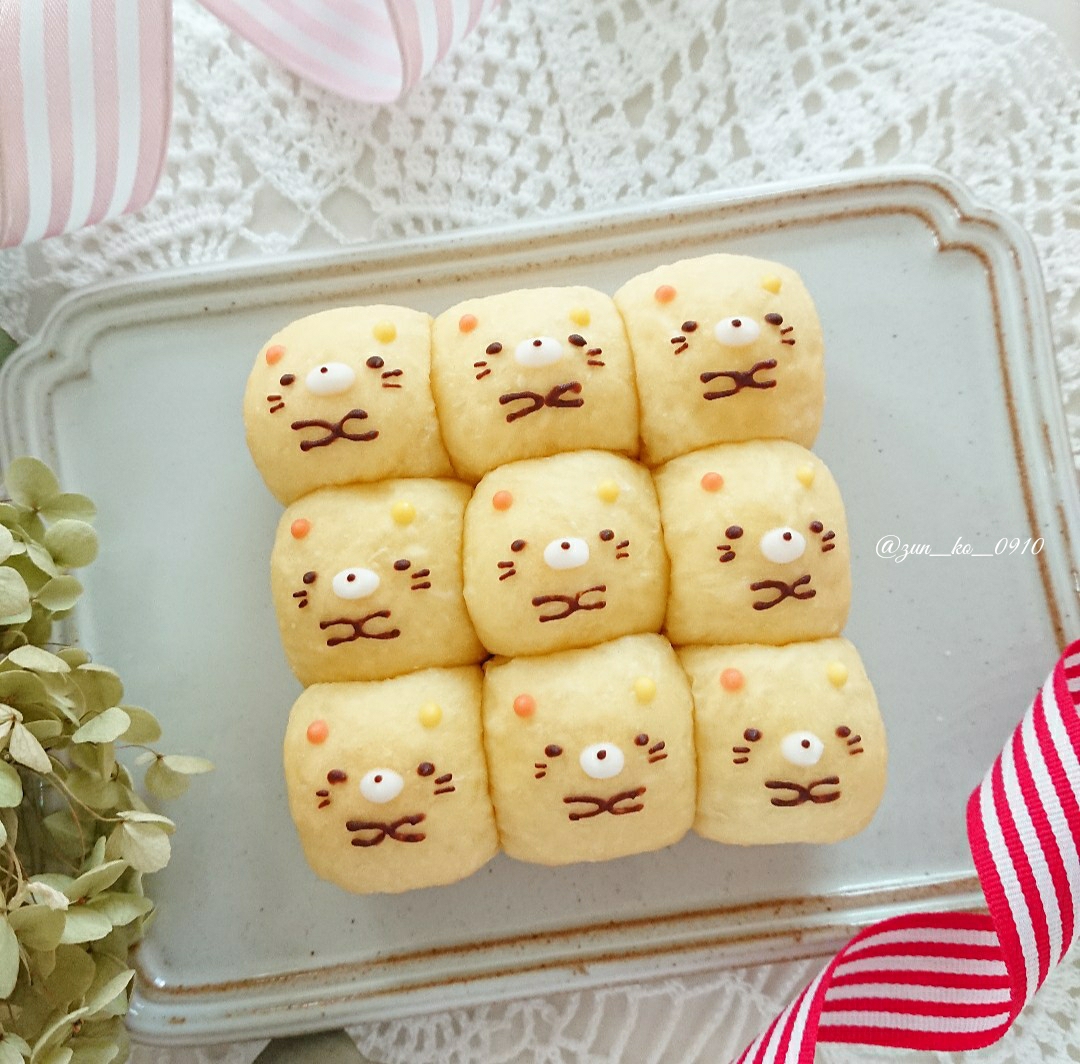 ちぎりパン お嬢と作ったちいかわちぎりパン☺️ これ作りたい！とある日連絡が来