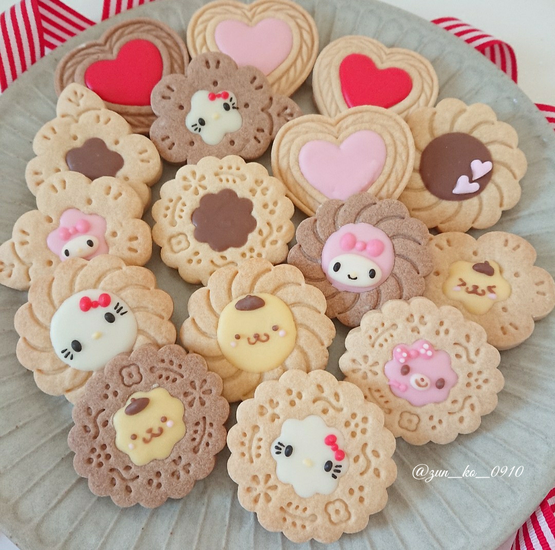 フルーツ型で サンリオキャラクターの チョコクッキー Zunkoのキャラフード日和 Powered By ライブドアブログ