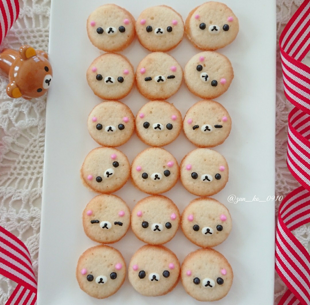 市販のお菓子で コリラックマの簡単おやつ Zunkoのキャラフード日和 Powered By ライブドアブログ