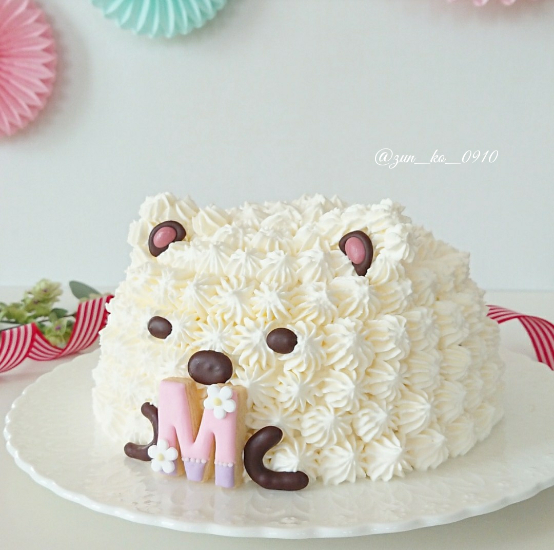 次女のお誕生日に すみっコぐらし しろくまの キャラケーキ Zunkoのキャラフード日和 Powered By ライブドアブログ