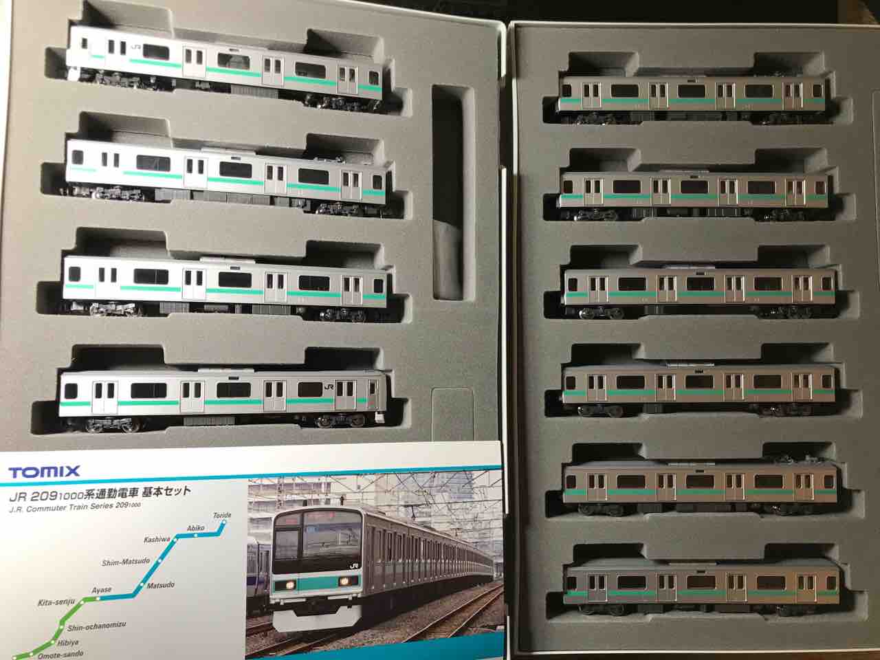 TOMIX JR 209系 1000番台 通勤電車 常磐線 基本 増結 10両-