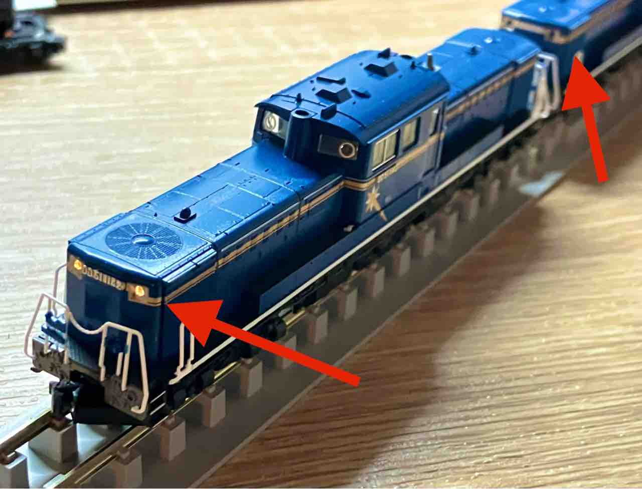 DD51 kato 3灯型2両 合計3両 ライト点灯動力動作確認済