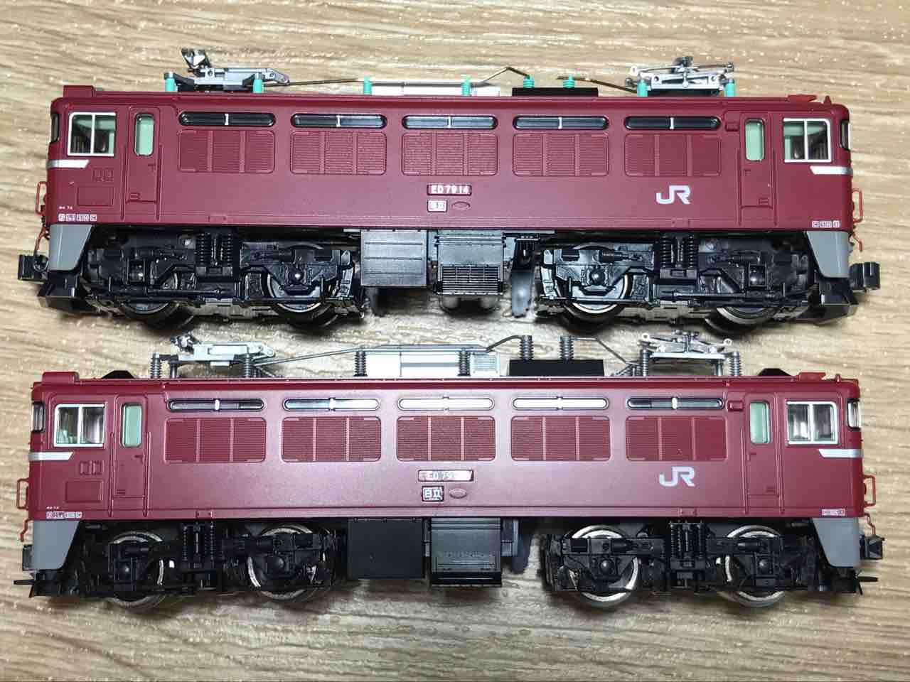 KATOとTOMIXのED79を比較してみる - れいるのおと