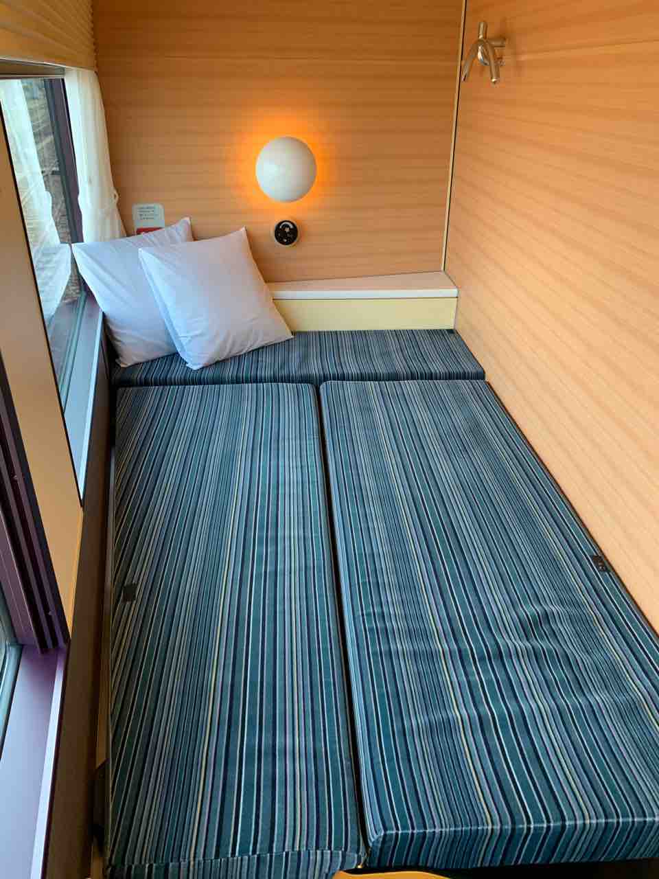 記念切符！WESTEXP銀河号　プレミア１個室 ほぼ寝台】