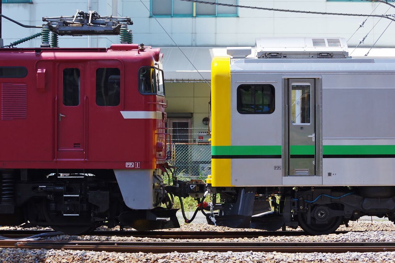 クモヤE493系＋EF81の試運転 - れいるのおと