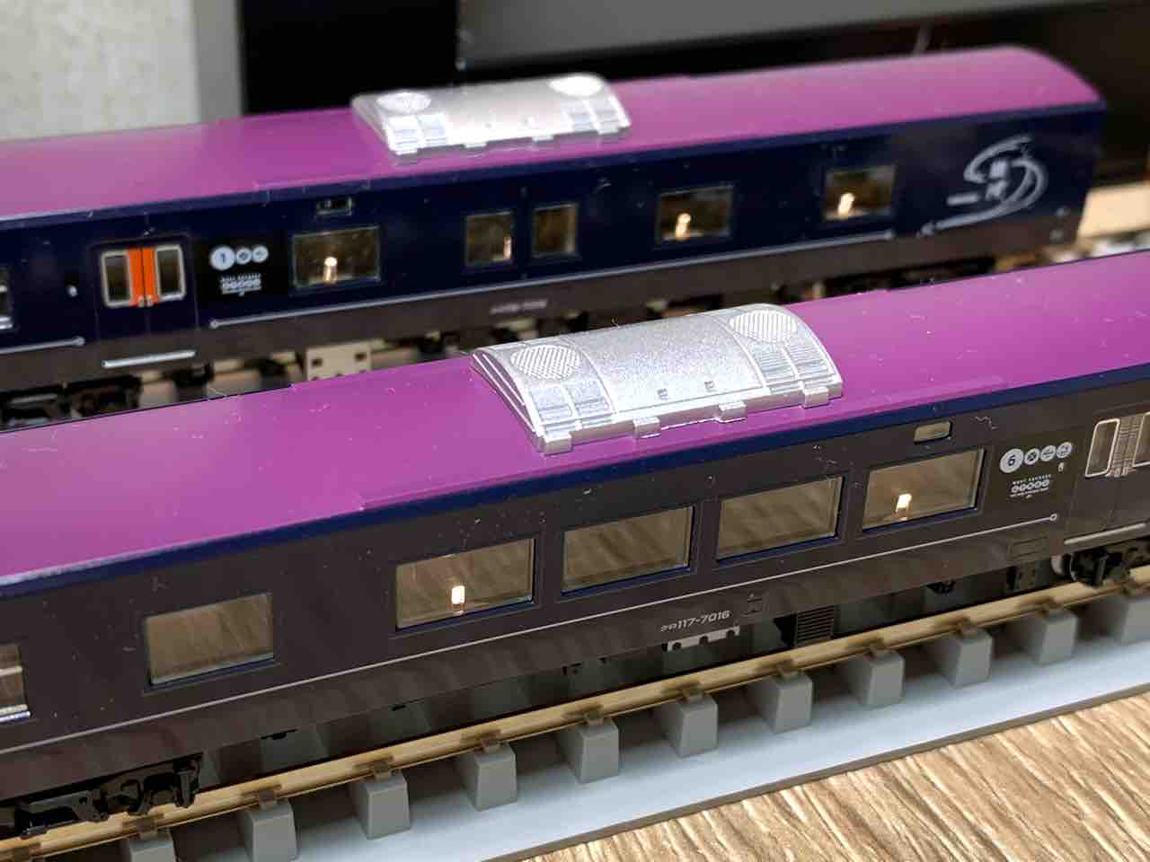 TOMIX 117系WEST EXPRESS 銀河 入線！ - れいるのおと