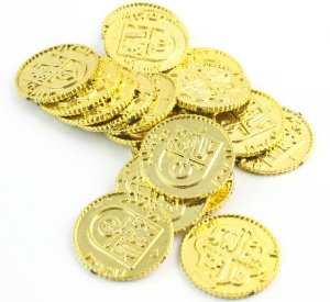 海賊アイテム ゴールドコイン 金貨 100枚