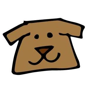 老犬(イラスト)