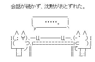 初デート　ＡＡ(アスキーアート)
