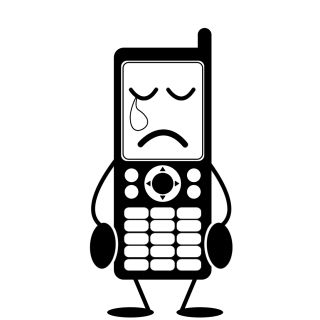 しょんぼり携帯