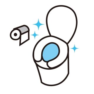 [食事中注意] ヒザの上に置いてた携帯が便器の中へ。もちろん便器の中には…