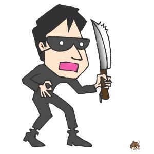 強盗は「頑張れよ…」と言うとそのまま何も取らずに逃げていった。