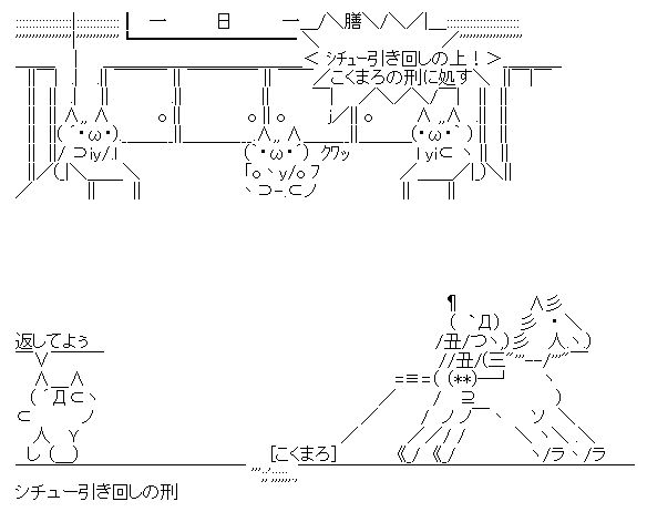 江戸時代 アスキーアート ＡＡ