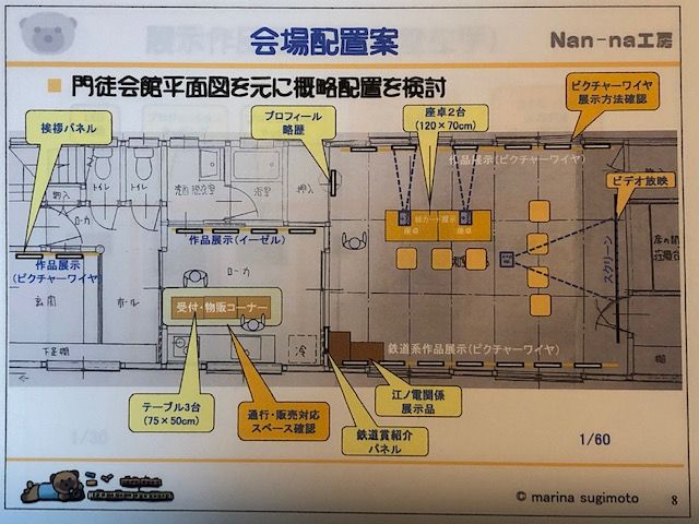 立体イラスト展覧会 院家日記