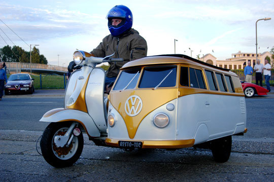 funny-motorcycle-volkswagen-van